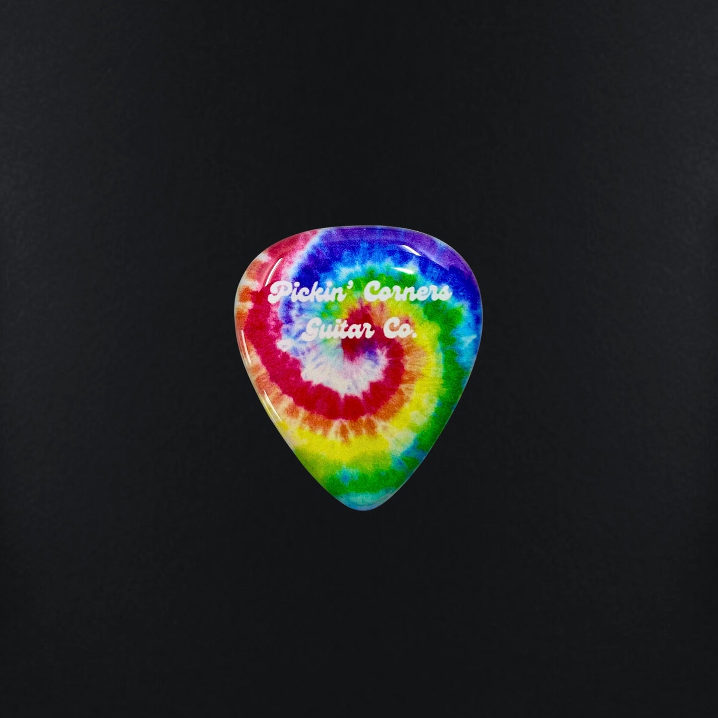 Pickin' Corners Guitar Pick (Tie Dye Variant)