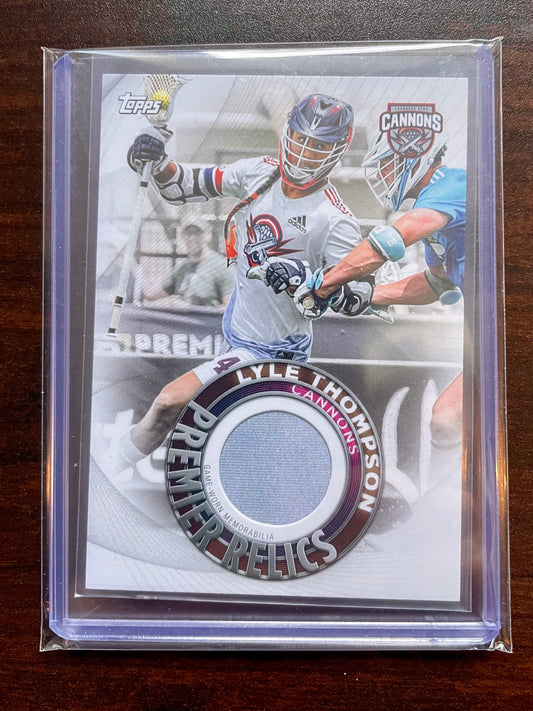 2022 Topps PLL Premier Relic - Lyle Thompson - Gray