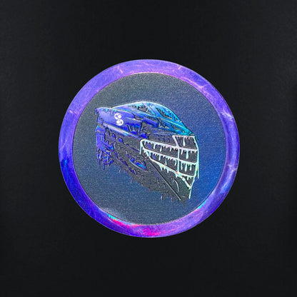 Embossed Holographic Lax Helmet Sticker - Free Shipping (No Tracking)